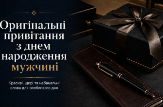 Обкладинка до статті з оригінальними привітаннями з днем народження мужчині в елегантному чоловічому стилі
